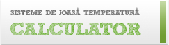 Calculator sisteme de joasă temperatură