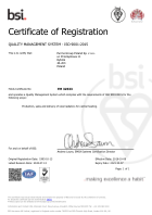 Quality management system - ISO 9001:2015