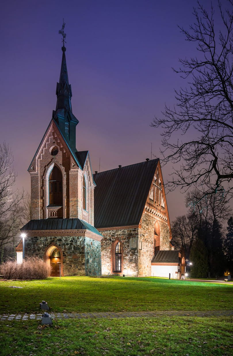 Sankt Lars kyrka - där ny uppvärmning installerades