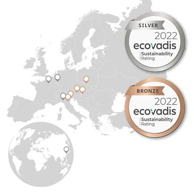 EcoVadis Nachhaltigkeitszertifikate von Purmo