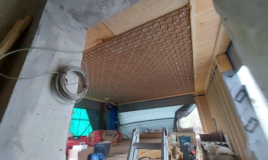 eco clay Lehmsystem in einem denkmalgeschützten Haus