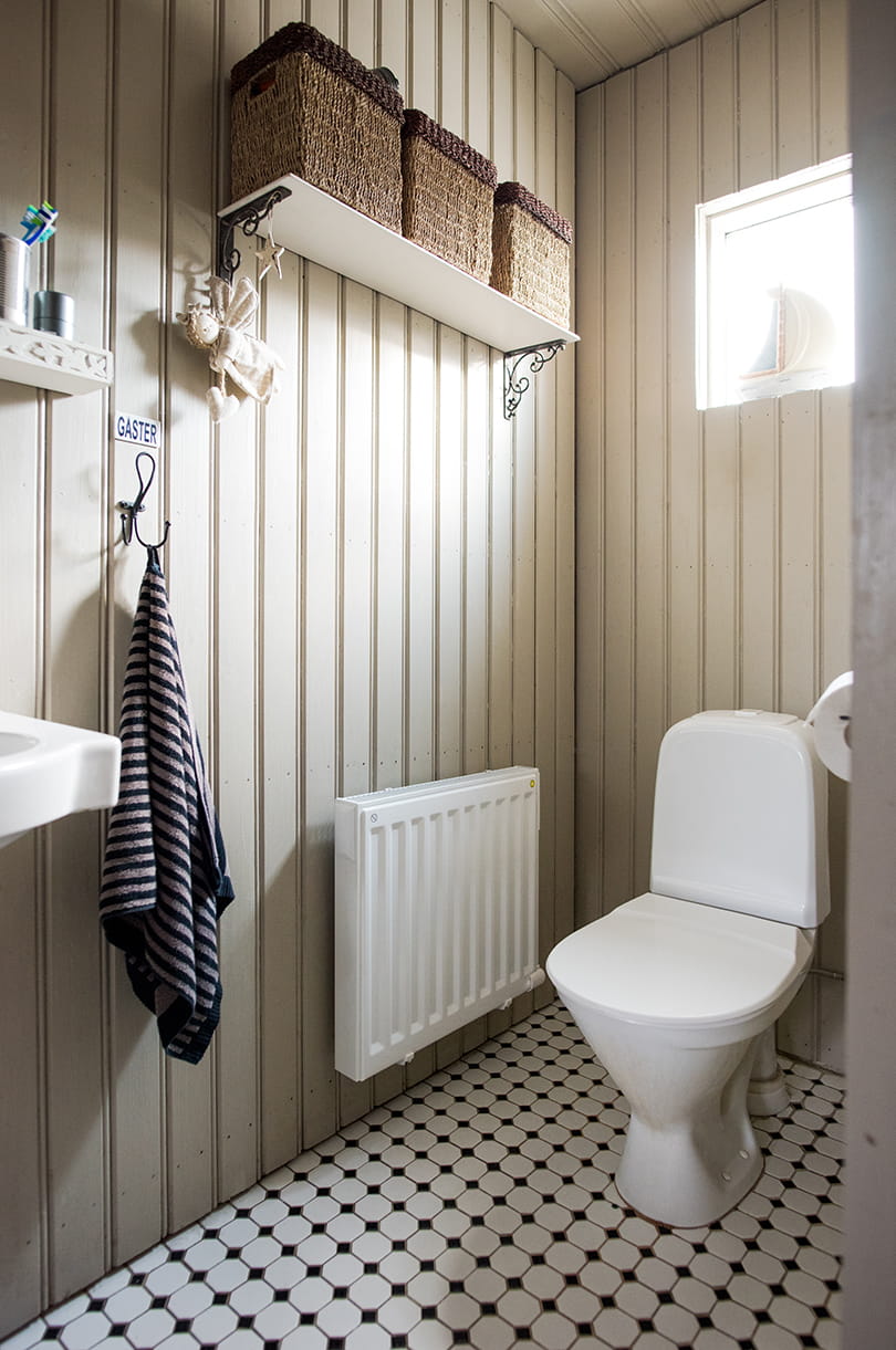Yali Digital installerades också i husets två toaletter och badrum.