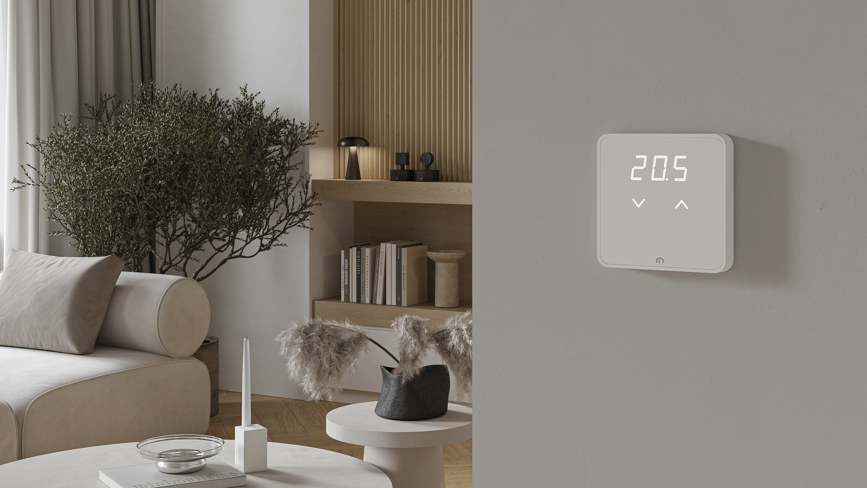 Golvvärmetermostat iQ Room i vardagsrum