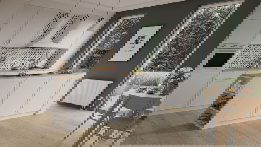 Ulow-E_heat-pump-radiator_kitchen