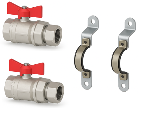 Snow Melting Manifold Installation Kit