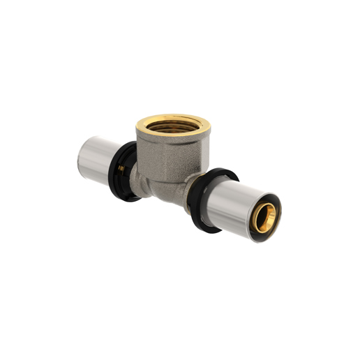 Cleverfit Radial Tee Female Brass