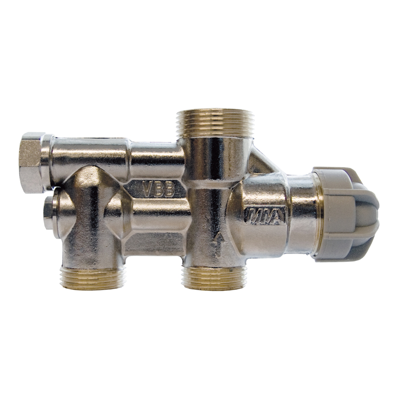 Single-hole valve PVB 1-2 pipe