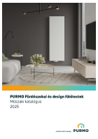PURMO Fürdőszobai és design fűtőtestek – Műszaki katalógus 2025