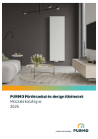 PURMO Fürdőszobai és design fűtőtestek – Műszaki katalógus 2025