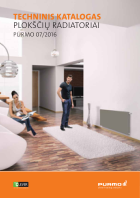 Techninis katalogas - Plokščių radiatoriai 