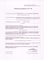 Deklaracja Zgodności na grzejniki PURMO typ C, V, P, PV